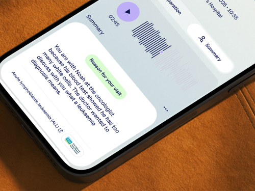 Image of ditto app on phone screen