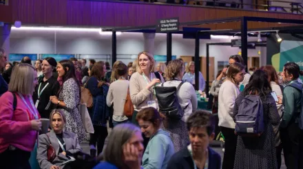 People networking at CCLG's annual conference