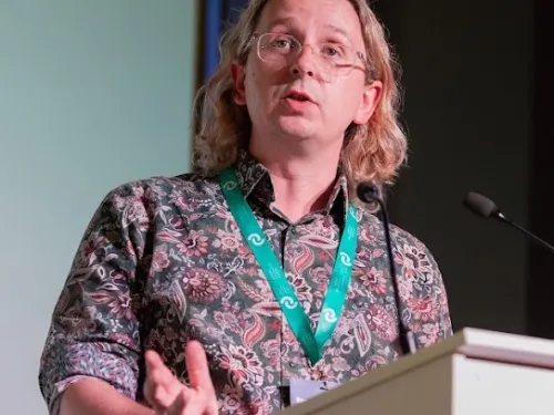 Ashley Ball-Gamble speaking at the CCLG Annual Conference.